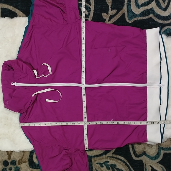 Free People Teal and Berry Retro Active Jacket Size L - Picture 10 of 15